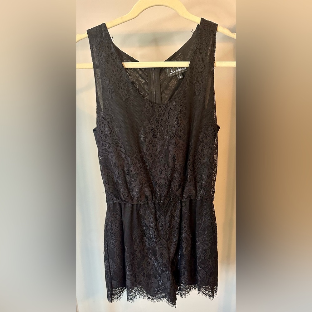 Sam Edelman Black Lace Romper Size 2